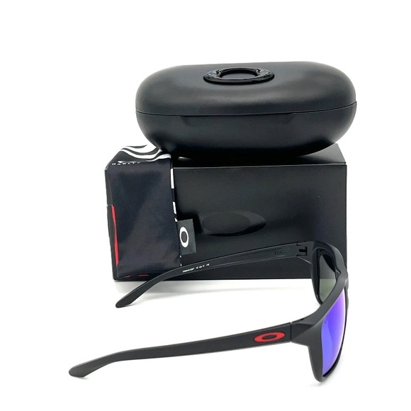 OAKLEY SYLAS OO9448-22 Qatar Matte Black / Prizm Sapphire 57mm  sunglasses - Picture 3 of 4